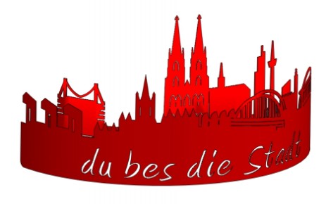 Skyline Köln mit 3D effekt